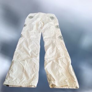 Jet Set Tiby Star-Patterned Cream Ski Pants Size 2 or M
